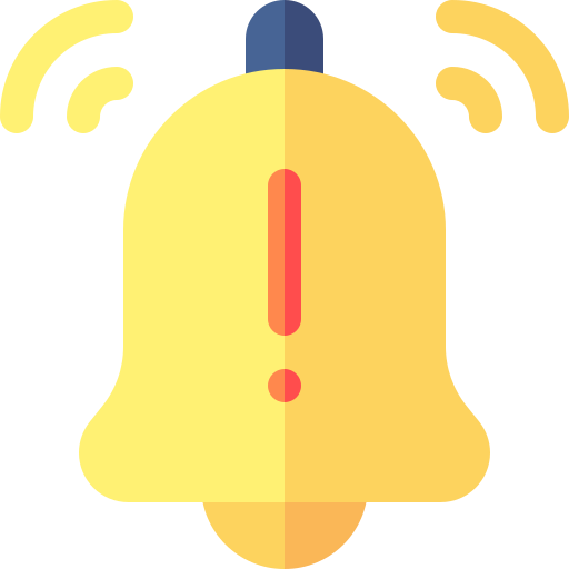 alarm Basic Rounded Flat ikona