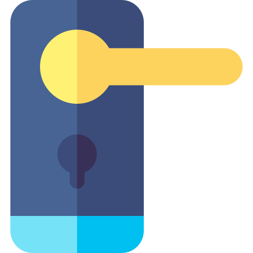 schlüsselloch Basic Rounded Flat icon