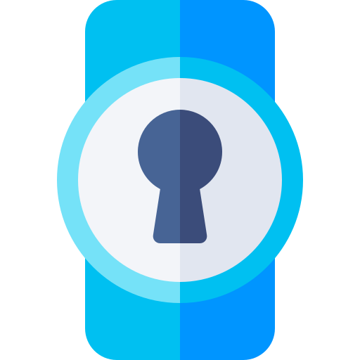 Key hole Basic Rounded Flat icon