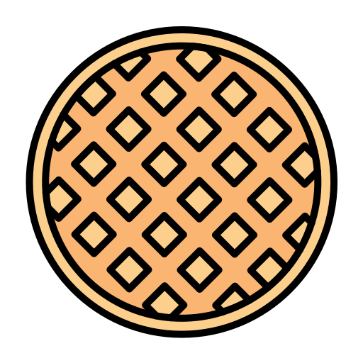 Waffle Generic color lineal-color icon