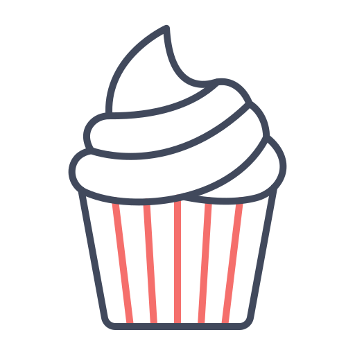 muffin Generic color outline icon