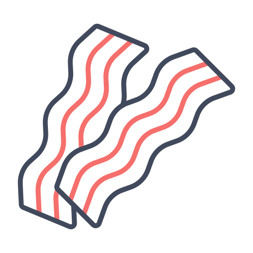 Bacon Generic color outline icon