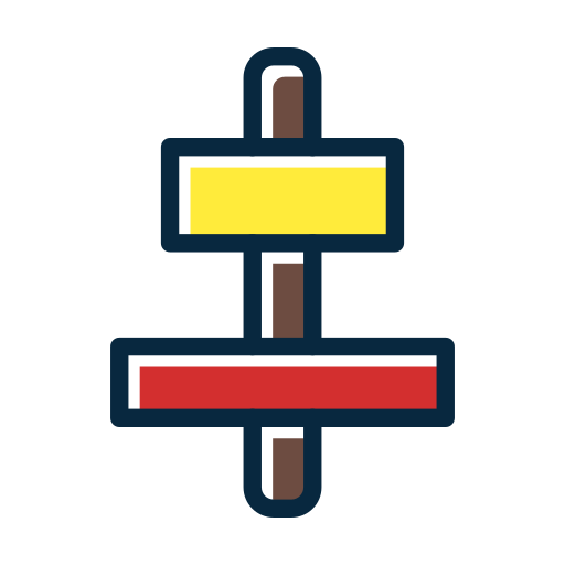 水平方向の配置 Generic color lineal-color icon