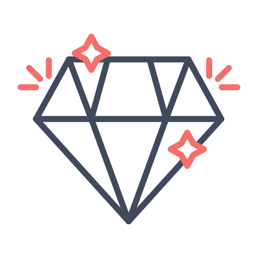 diamante Generic color outline icona