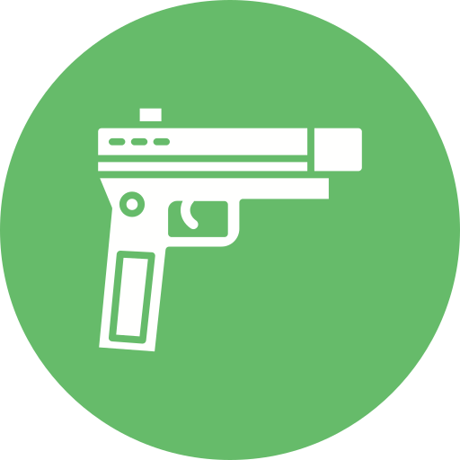 pistola Generic color fill icono