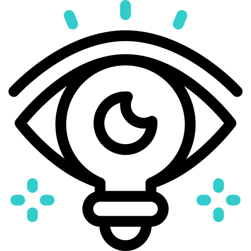 vision Basic Accent Outline Icône