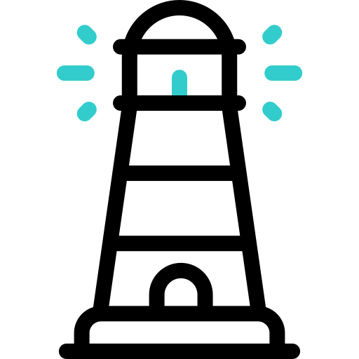 latarnia morska Basic Accent Outline ikona