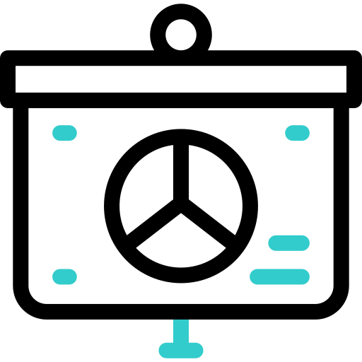 프레젠테이션 Basic Accent Outline icon