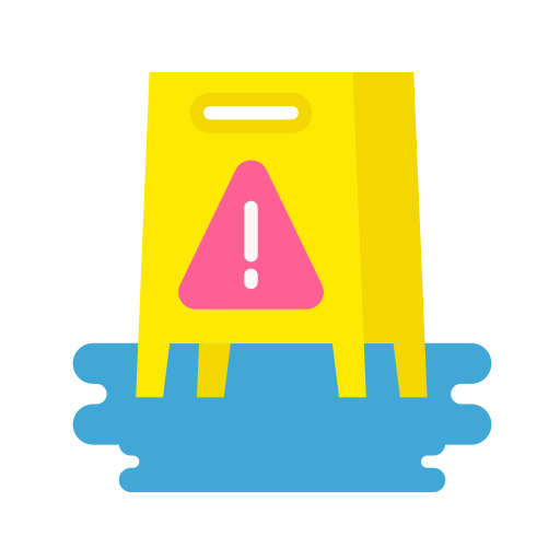 Wet floor Generic color fill icon