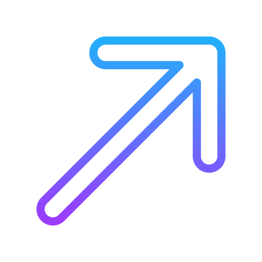 Right Generic gradient outline icon