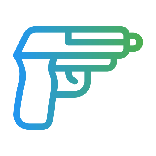 Gun Generic gradient outline icon