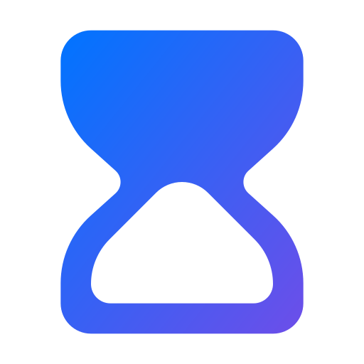 reloj de arena Generic gradient fill icono