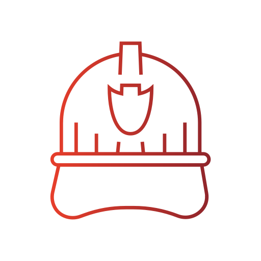 Helmet Generic gradient outline icon