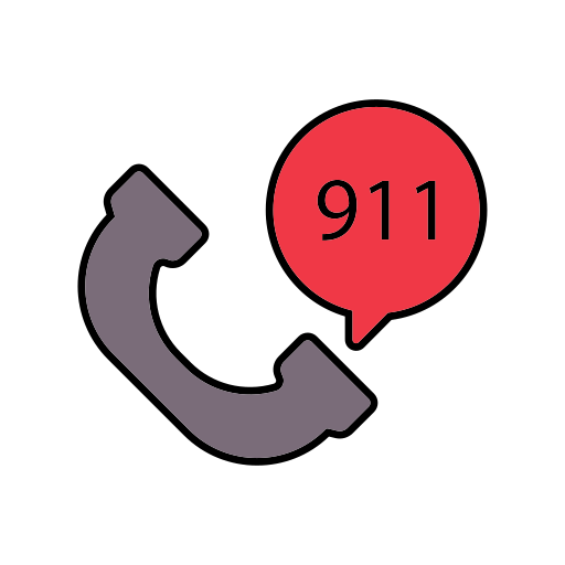 911通報 Generic color lineal-color icon