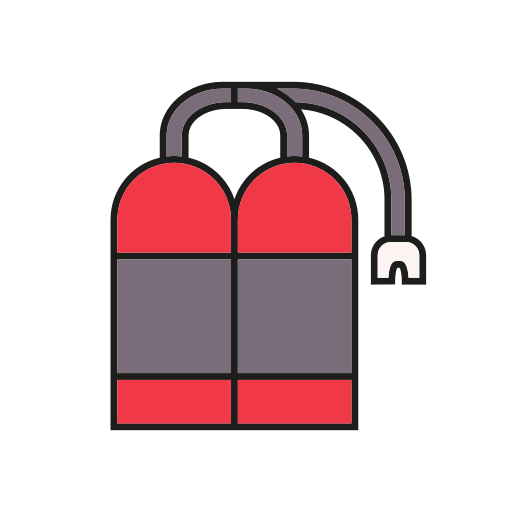 酸素タンク Generic color lineal-color icon