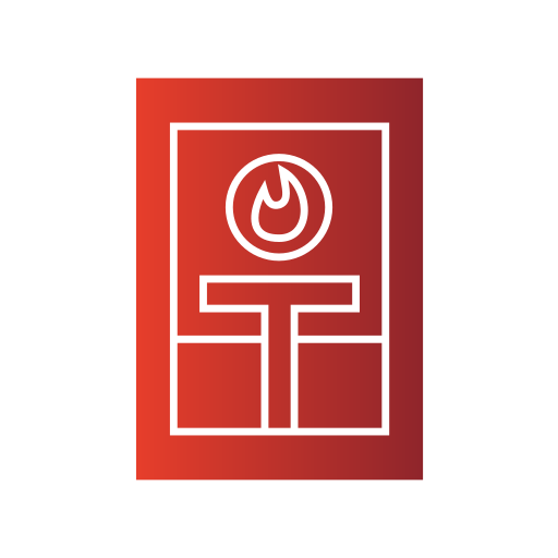 alarma de incendios Generic gradient fill icono