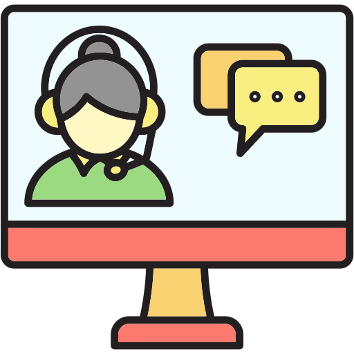 Virtual assistant Generic color lineal-color icon
