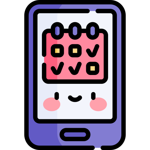 Electronic ticket Kawaii Lineal color icon