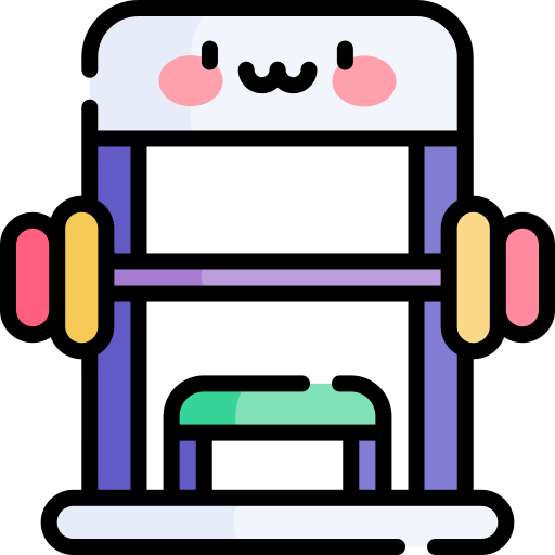 Gym Kawaii Lineal color icon