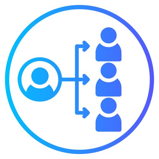 organizzazione Generic gradient fill icona