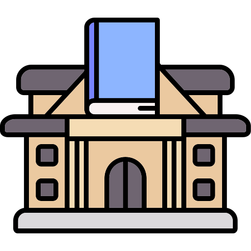 Library Generic color lineal-color icon