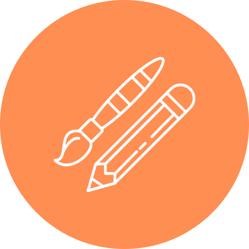 Drawing tools Generic color fill icon