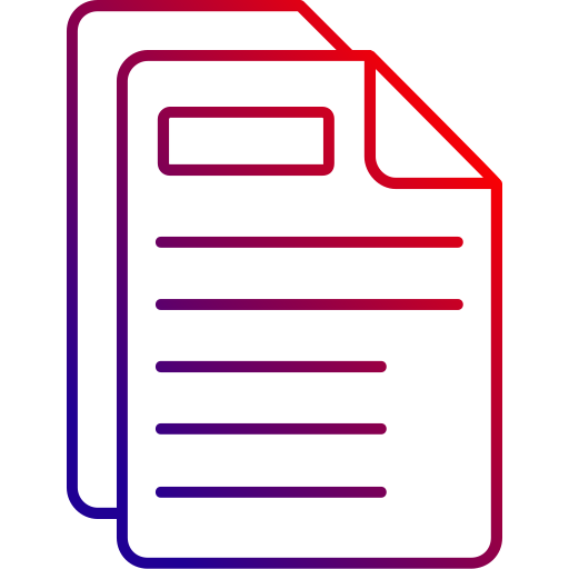 Paper Generic gradient outline icon