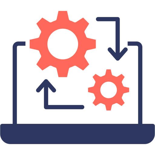 Automated process Generic color fill icon