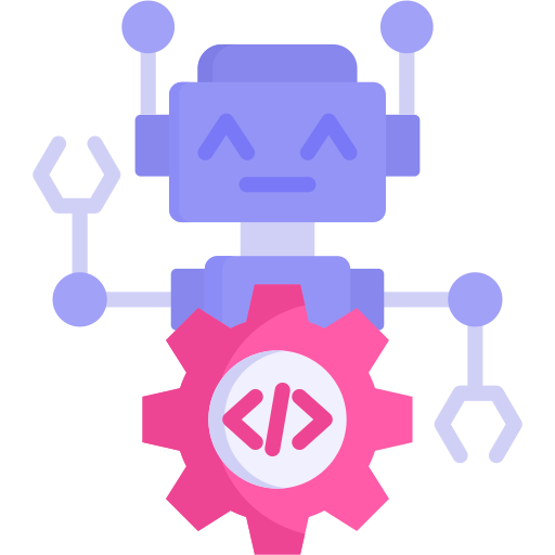 Роботизированная автоматизация процессов Generic color fill иконка