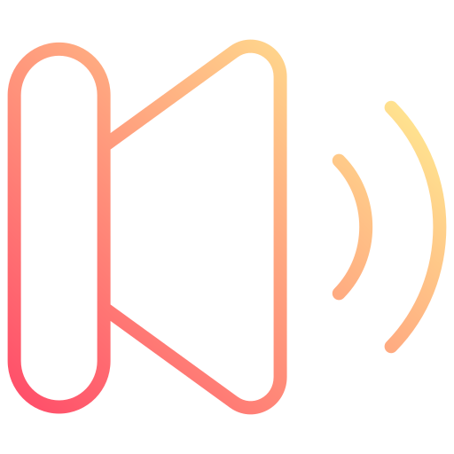 Аудио Generic gradient outline иконка