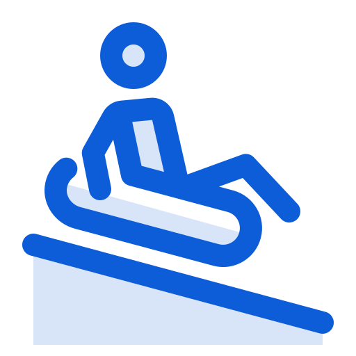 Snow tubing Generic color lineal-color icon