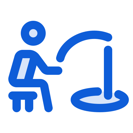 Ice fishing Generic color lineal-color icon