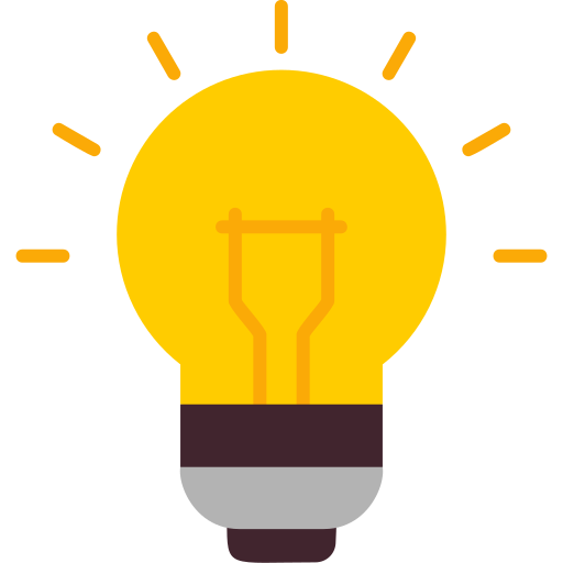 Idea bulb Generic color fill icon