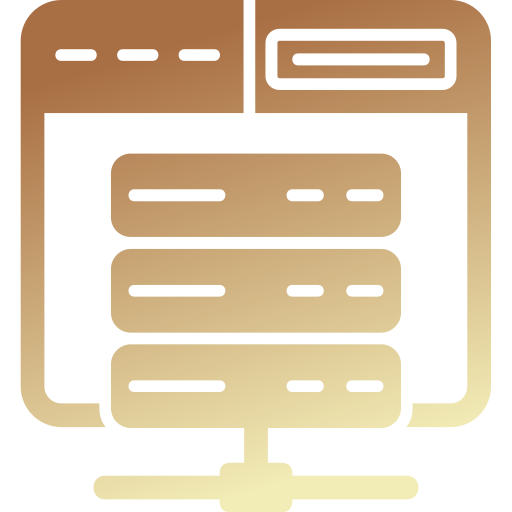 web-hosting Generic gradient fill icon