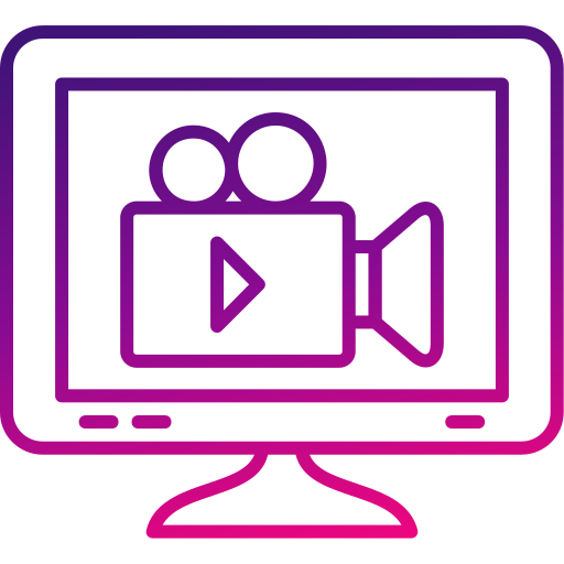 Video production Generic gradient outline icon