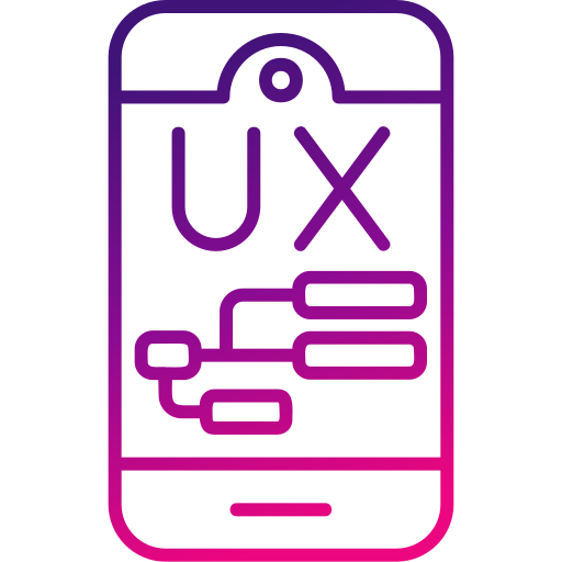 ux-ontwerp Generic gradient outline icoon