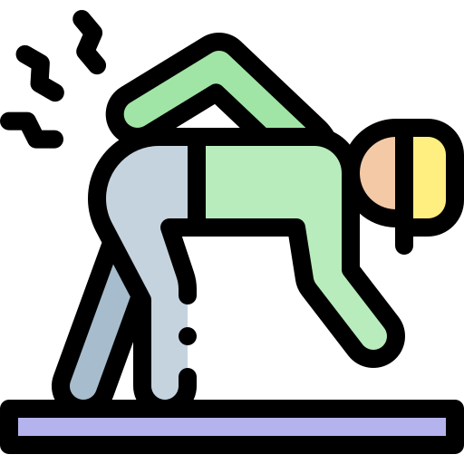 Work injury Detailed Rounded Lineal color icon
