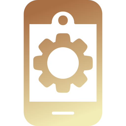 application mobile Generic gradient fill Icône