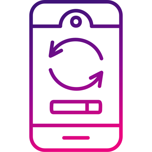 mobile synchronisierung Generic gradient outline icon