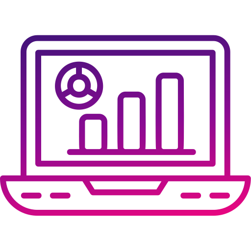 l'analyse des données Generic gradient outline Icône