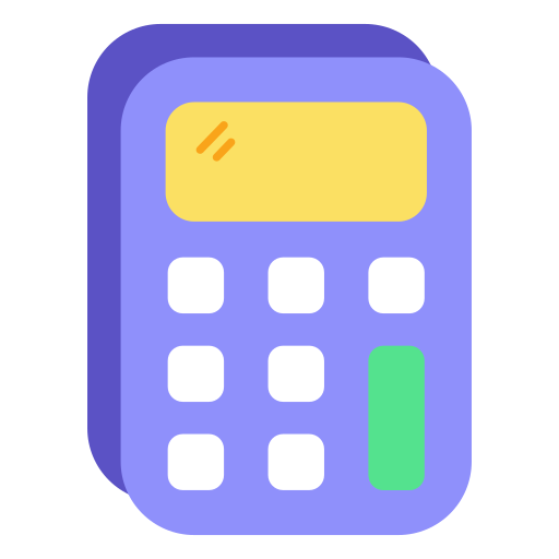 calculadora Generic color fill icono