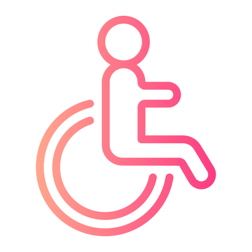 Disabled Generic gradient outline icon