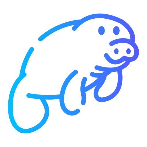 dugong Generic gradient outline icon