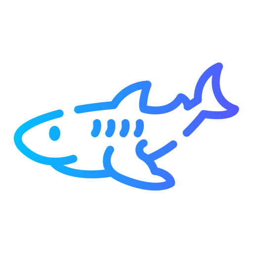 tiburón Generic gradient outline icono