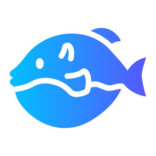 Puffer fish Generic gradient fill icon