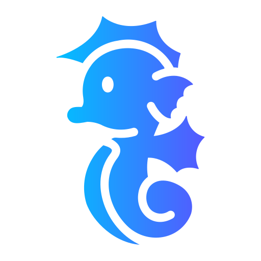 konik morski Generic gradient fill ikona