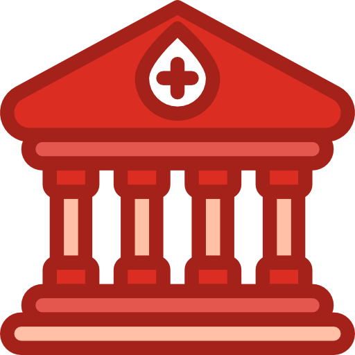 Blood bank Berkahicon Lineal Color icon