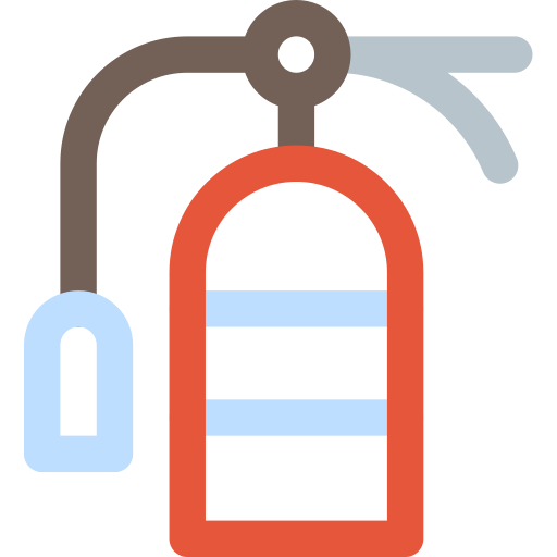 Fire extinguisher Basic Rounded Lineal Color icon