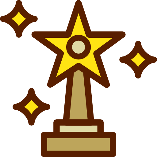 Trophy Berkahicon Lineal Color icon