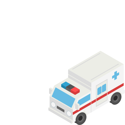 ambulanza Berkahicon Isometric icona